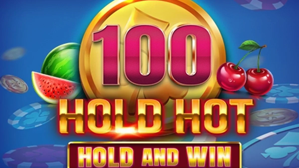 Visual vibrante do jogo 100 Hold Hot Hold and Win com símbolos de frutas